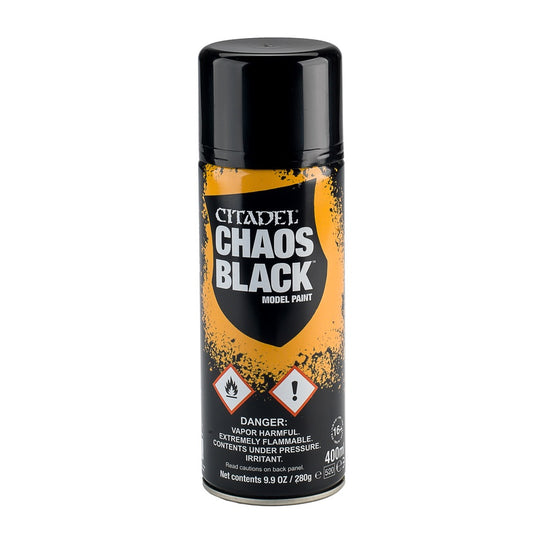 Chaos Black Spray Paint